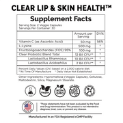Clear Wellness 360 Clear Lip & Skin Health + Clear Daily Healing Gel Probiotics Plus