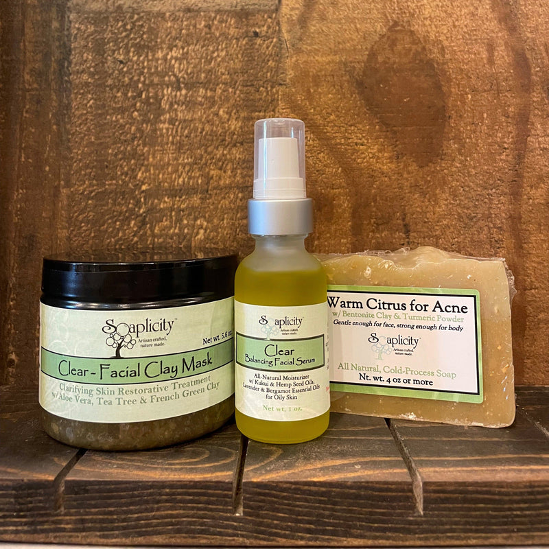 Soaplicity Clear Facial Clay Mask Facial Masks