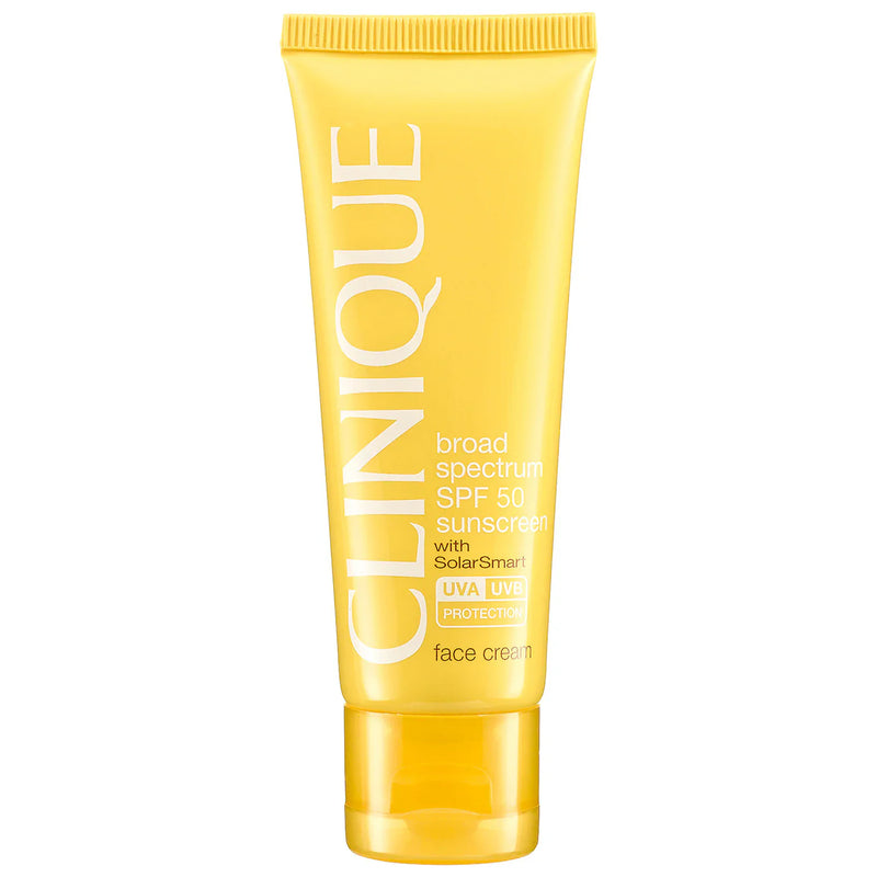 Nava Beauty Clinique Broad Spectrum SPF 50 Sunscreen Face Cream 1.7 OZ White Smoke