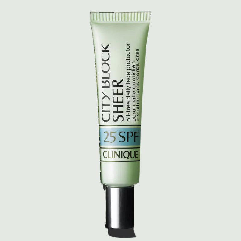 Nava Beauty Clinique City Block Sheer Oil-Free Daily Face Protector Broad Spectrum SPF 25 1.4 OZ Lavender