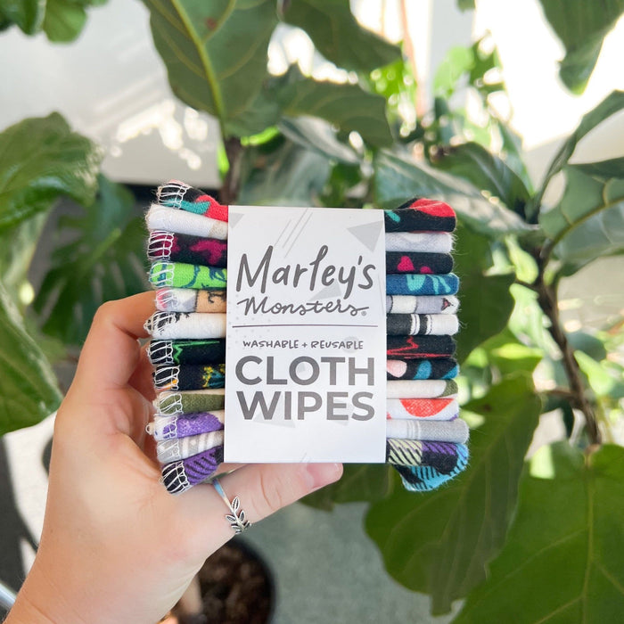Marley'S Monsters - Cloth Wipes: Surprise Prints