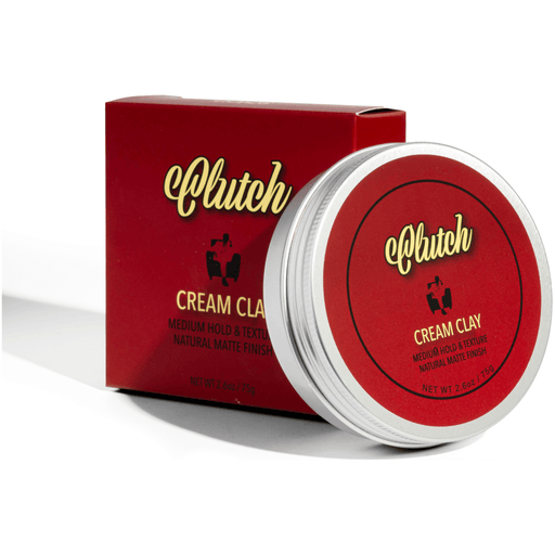 TheSalonGuy CLUTCH – Cream Hair Clay for Strong Hold & Matte Texture – 2.6oz | TheSalonGuy Haircare