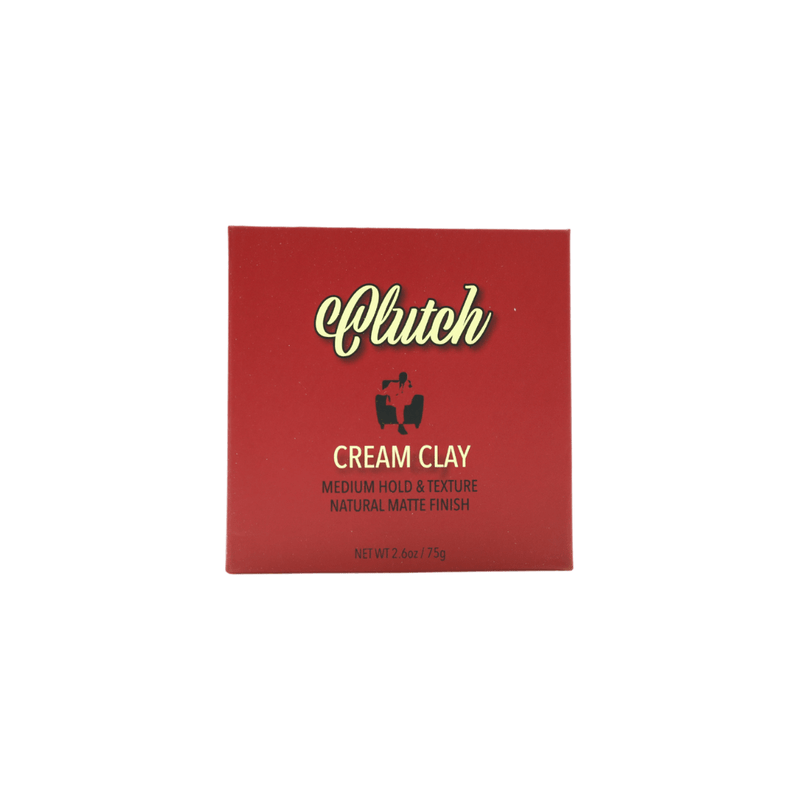 TheSalonGuy CLUTCH – Cream Hair Clay for Strong Hold & Matte Texture – 2.6oz | TheSalonGuy Haircare