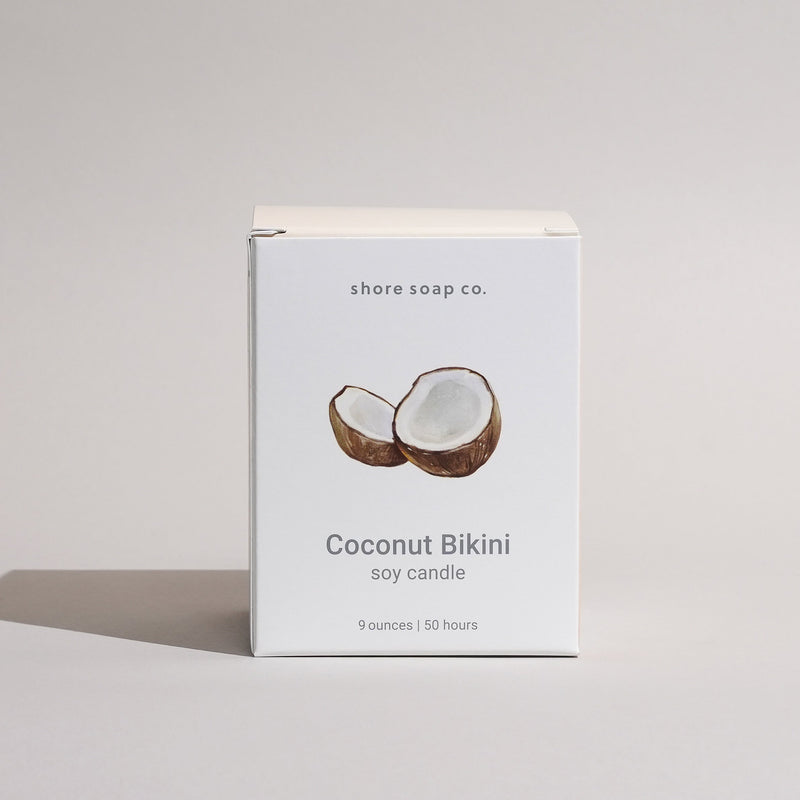 Shore Soap Co. Coconut Bikini Candle Tumbler Candles