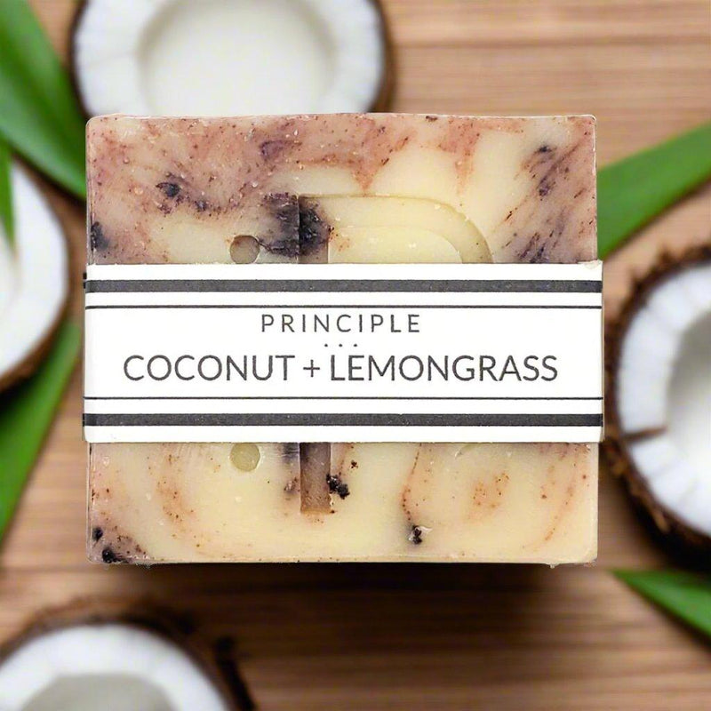 P R I N C I P L E Coconut + Lemongrass Soap Bar Soap
