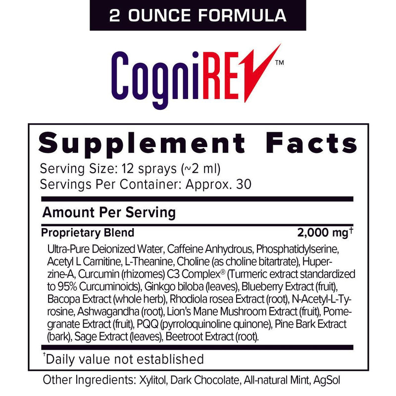 Results RNA CogniREV Nootropic Brain Boost Extra Strength