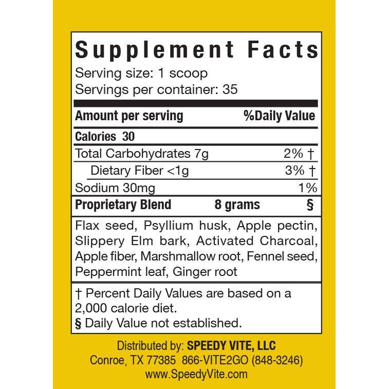 SpeedyVite® Colon Detox Powder (10 oz) | Fiber + Charcoal Detox to Support Toxin Removal* | SpeedyVite® - FREE EXPEDITED Powder