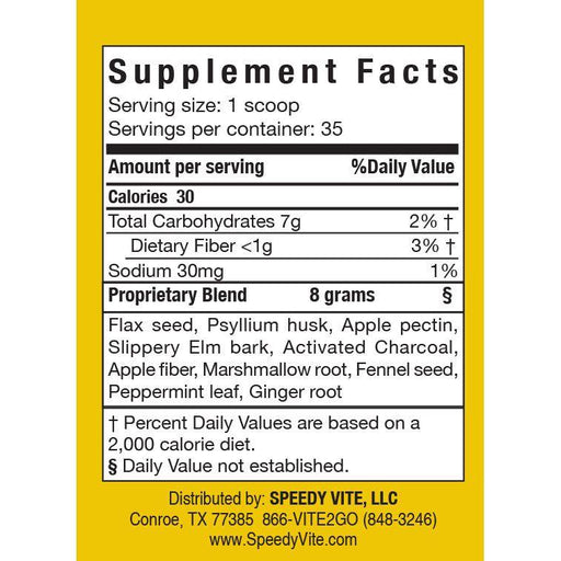 SpeedyVite® Colon Detox Powder (10 oz) | Fiber + Charcoal Detox to Support Toxin Removal* | SpeedyVite® - FREE EXPEDITED Powder