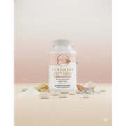 Bellawell Health Collagen Peptides Types I, II, III, V, X by Bellawell Capsules Antique White