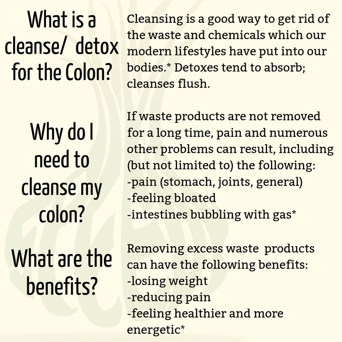 Speedyvite® Colon Cleaner (Organic Full Strength) (60 Tablets) Supports Bowel Function* Certified Usda Organic Made In Usa Free Shipping