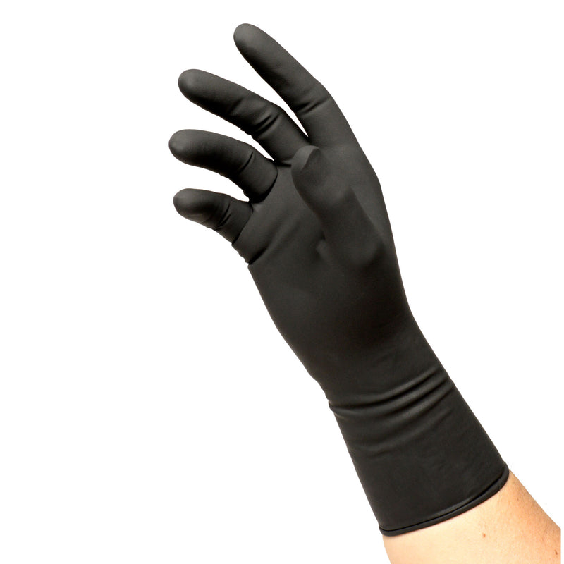 Color Me Fab Color Me Fab Reusable Black Latex Gloves Latex Gloves