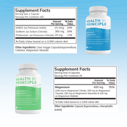Health By Principle Electrolyte and Magnesium Combo Case of 12 Supplements Supplement