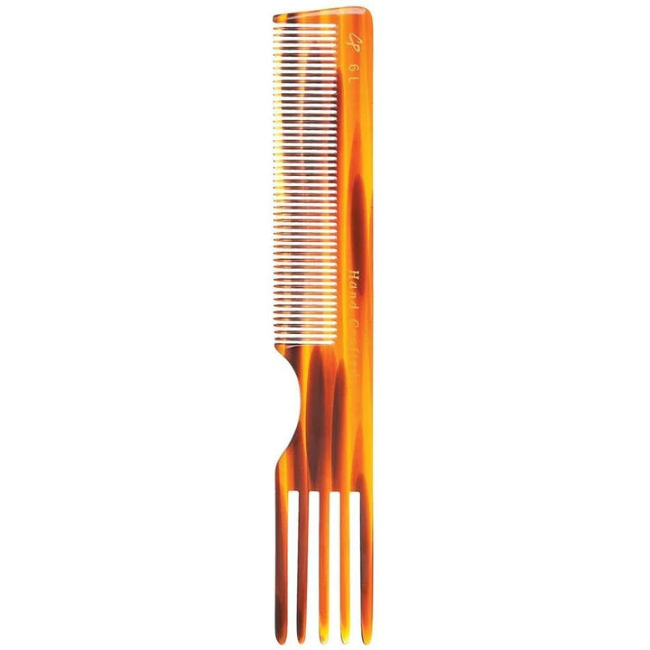 Creative Pro Hair Tools Creative Tortoise Lifting Teasing Comb 7.5" Long - C6L-P Hair Comb