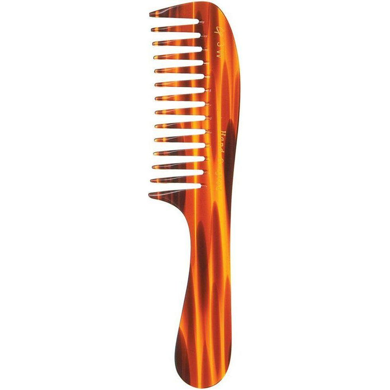 Creative Pro Hair Tools Detangling & Styling Tortoise 8 Inch Comb - C3W Hair Comb