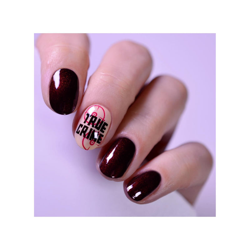 UberChic Beauty Comfy Clothes and Murder Shows Stamping Plate