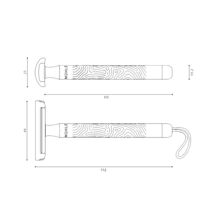 MuHLE Companion Unisex For Head And Body Safety Razor [RCOM01]