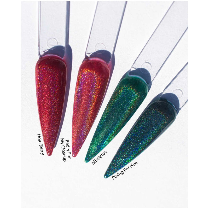 UberChic Beauty Red-y For My Closeup - Holographic Polish Regular Polish