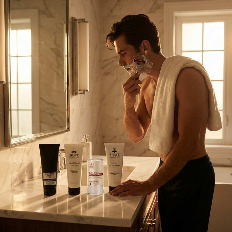 Shave Essentials Complete Grooming Kit for Men | Shave Essentials Premium Set Bundles & Kits