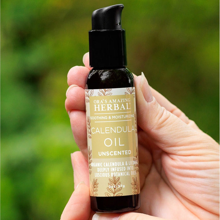 Ora's Amazing Herbal Calendula Oil with Licorice Root 2/7oz