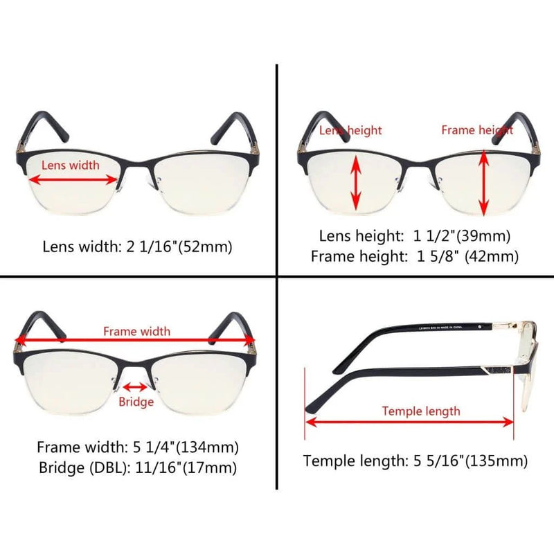 eyekeeper.com Computer Glasses for Eye Strain for Women LX19015-BB40 Eyeglasses