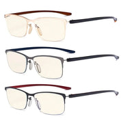 eyekeeper.com Computer Spectacles 3 Pack Classic Half-rim UVR12801 Eyeglasses