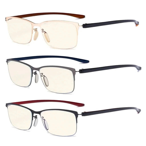 eyekeeper.com Computer Spectacles 3 Pack Classic Half-rim UVR12801 Eyeglasses