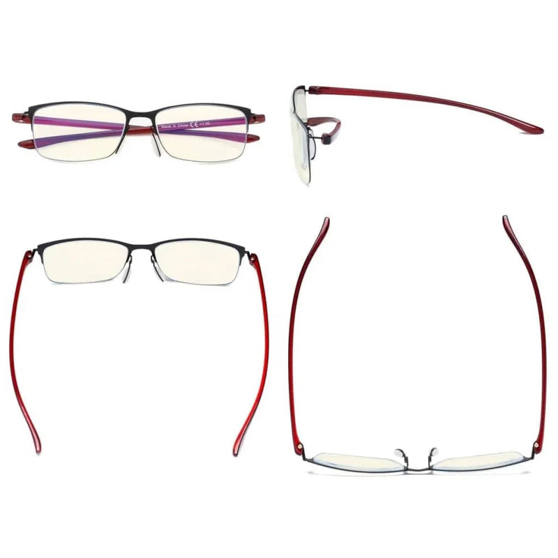 eyekeeper.com Computer Spectacles 3 Pack Classic Half-rim UVR12801 Eyeglasses