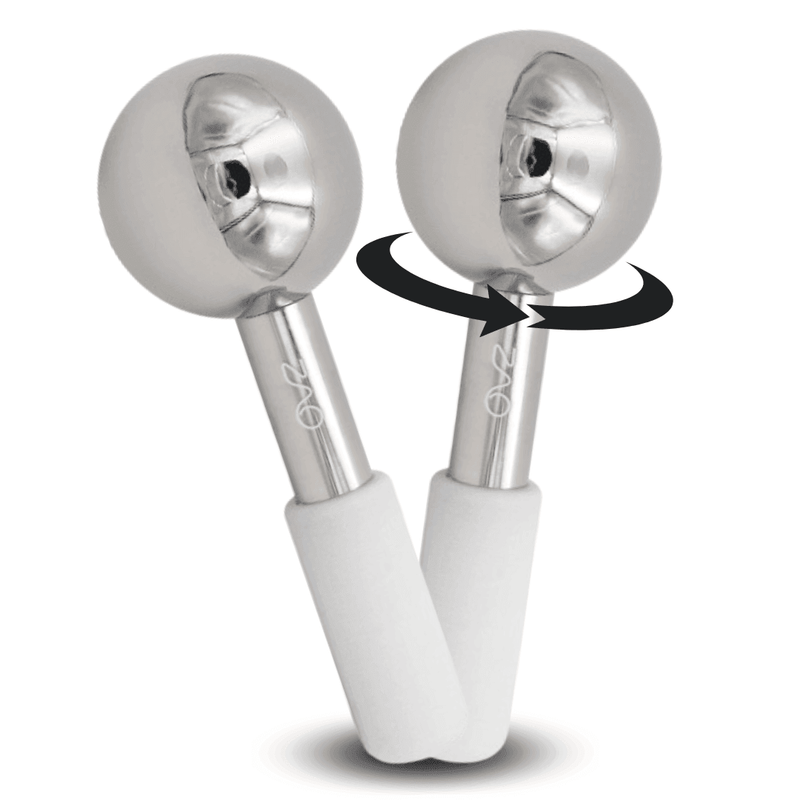 ZAQ Skin & Body ZAQ Icy Steel Cryo Ice Globes: Ultimate Facial Cryotherapy Tool Skin Care