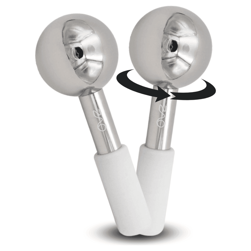 ZAQ Skin & Body ZAQ Icy Steel Cryo Ice Globes: Ultimate Facial Cryotherapy Tool Skin Care