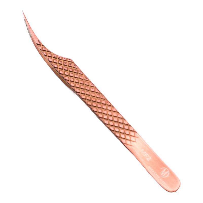 Mega Lash Academy Copper Fiber - MF2 -  Xtra Long Isolating Tweezers Tweezers