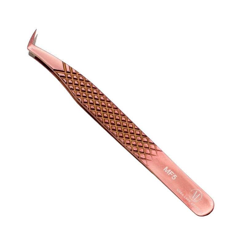 Mega Lash Academy Copper Fiber - MF5 - Boot Volume Tweezers Tweezers