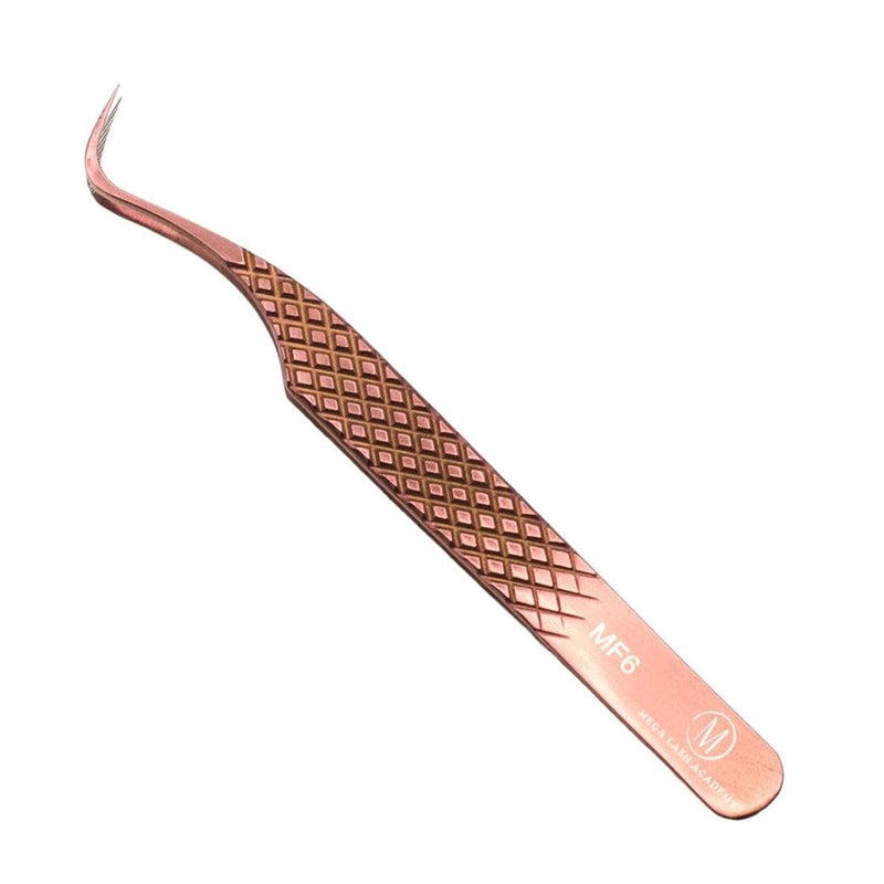 Mega Lash Academy Copper Fiber - MF6 - Hook Volume Tweezers Tweezers