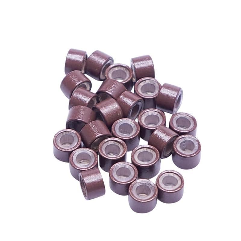 VIP Extensions Copper Silicon Ring (Micro Link) 4.0 x 3.5 x 3.0 mm (1000 pcs)-B Hair Extension Accessories
