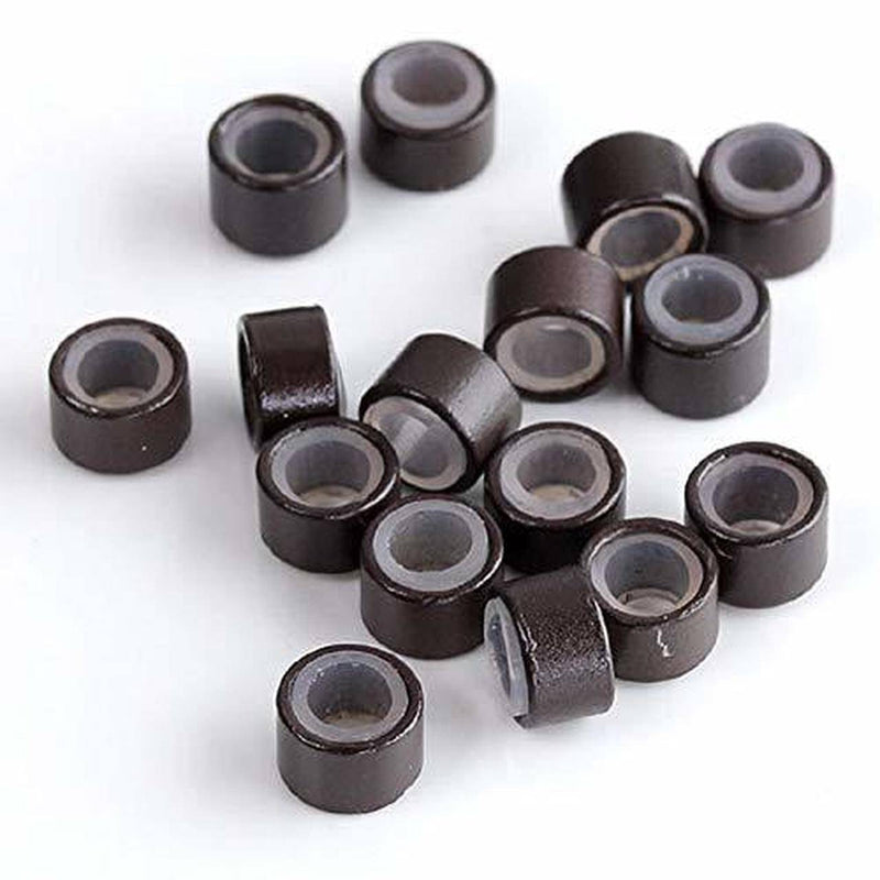 VIP Extensions Copper Silicon Ring (Micro Link) 4.0 x 3.5 x 3.0 mm (1000 pcs)-B Hair Extension Accessories