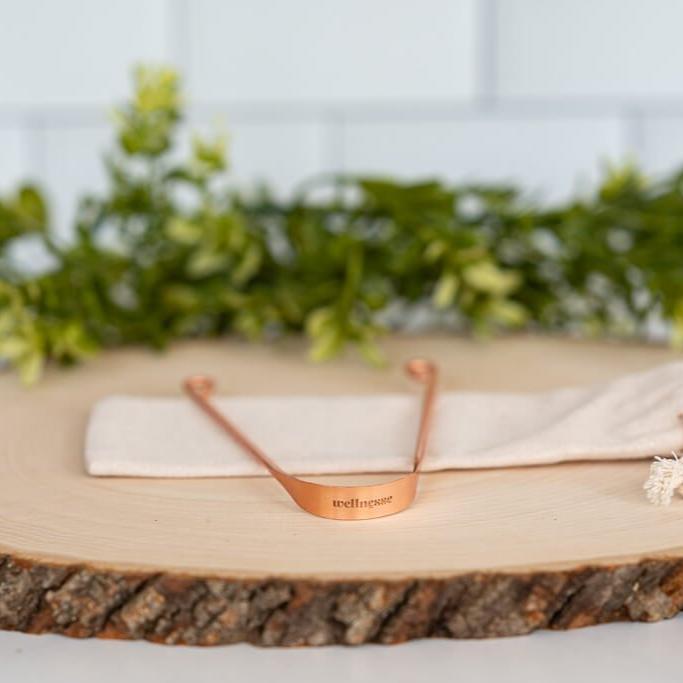 Wellnesse Copper Tongue Scraper Oral Care