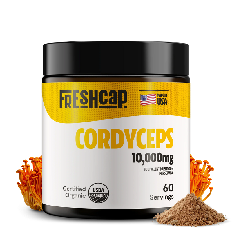 FreshCap Mushrooms Cordyceps Mushroom Extract Powder Powder