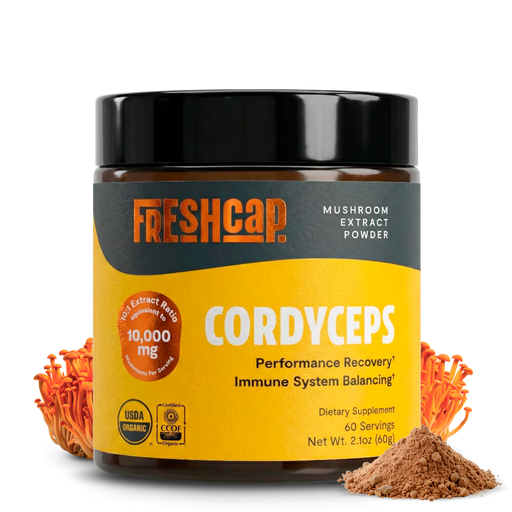 FreshCap Mushrooms Cordyceps Mushroom Extract Powder Powder