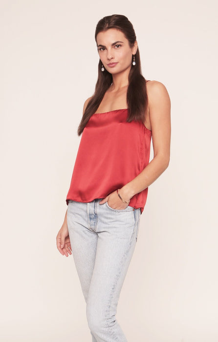 Corinne Silk Camisole | Burnt Orange