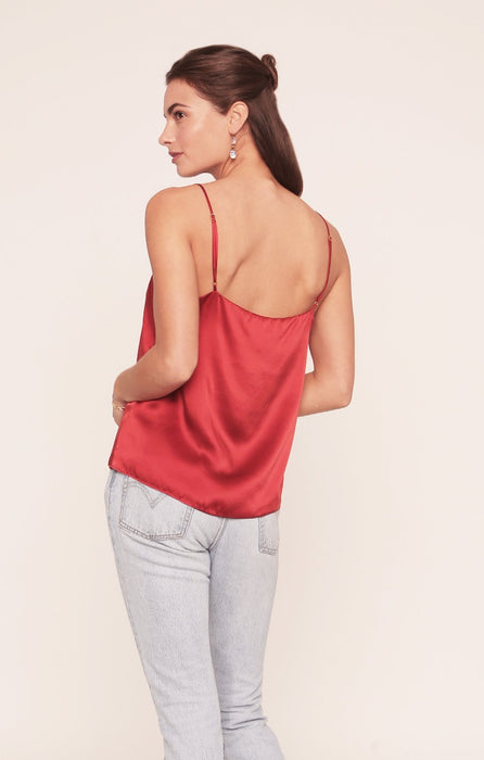 Corinne Silk Camisole | Burnt Orange