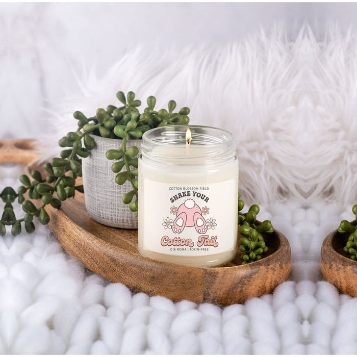 Cotton Blossom Retro Candle