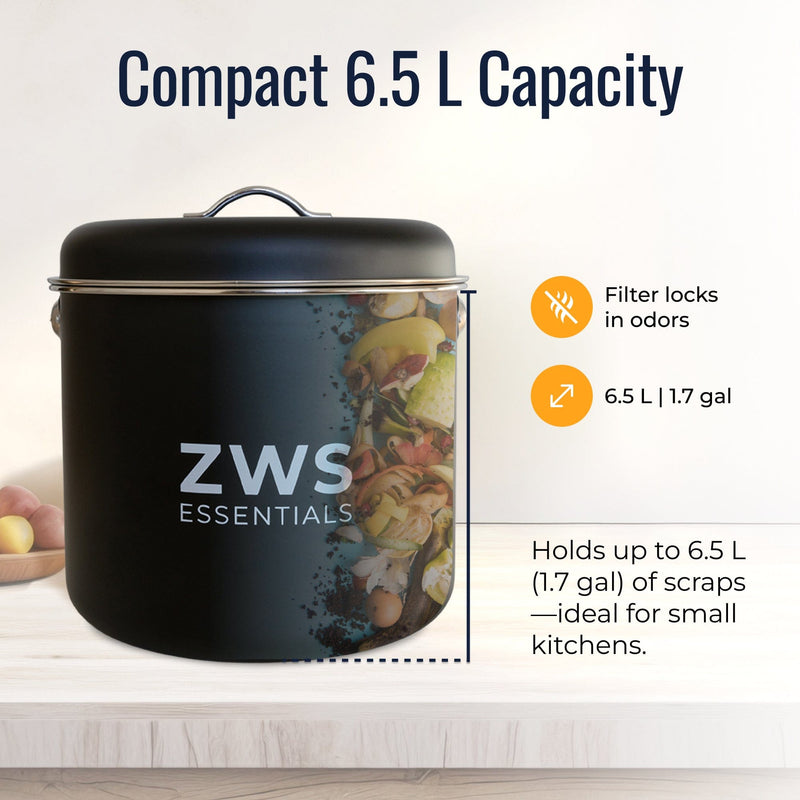 ZeroWasteStore.com Countertop Compost Bin Composters