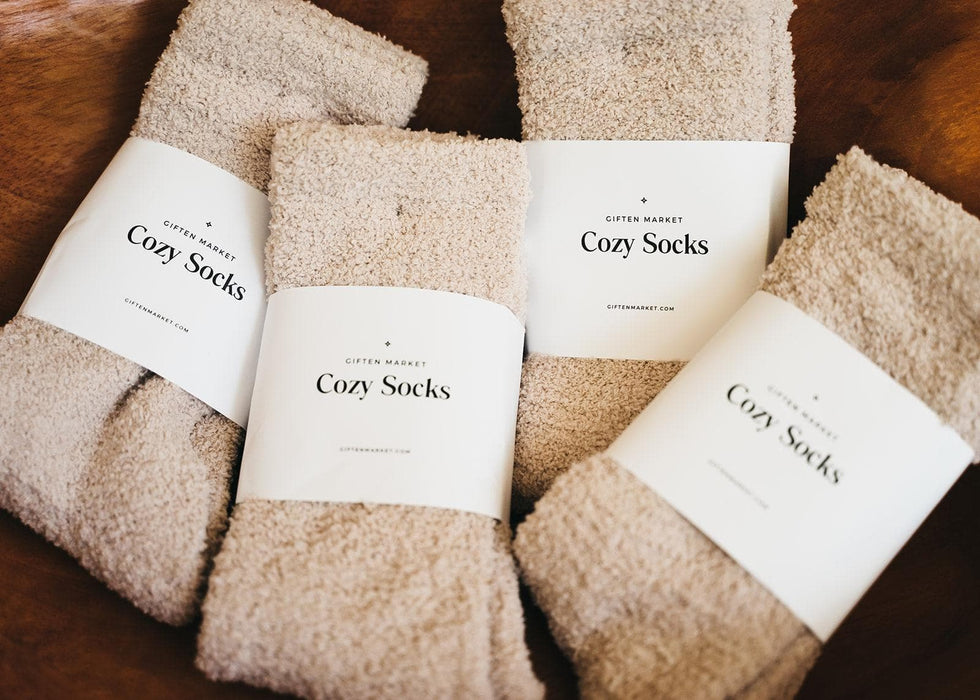 Cozy Cloud Socks - Ivory by Giften Market