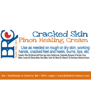 By Robin Creations Cracked Skin Rescue Pinon Healing/Eczema Cream Eczema Relief