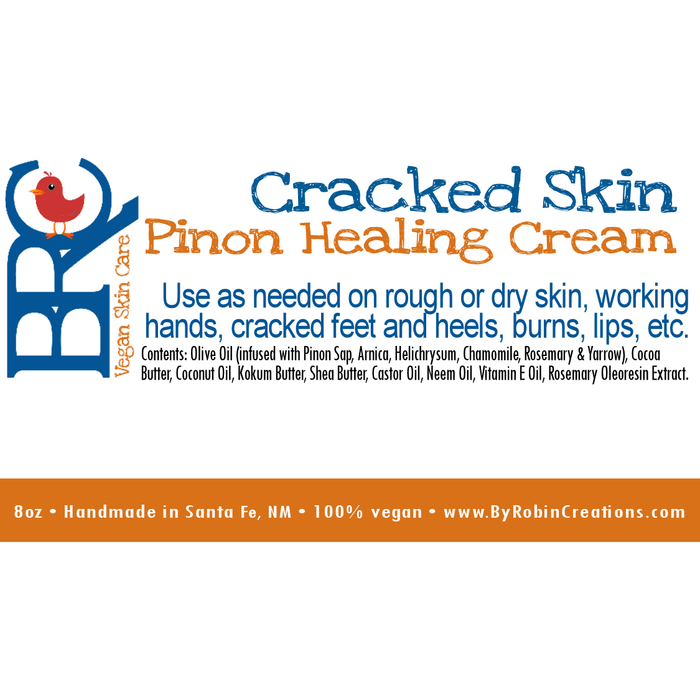 By Robin Creations - Cracked Skin Rescue Pinon Healing/Eczema Cream