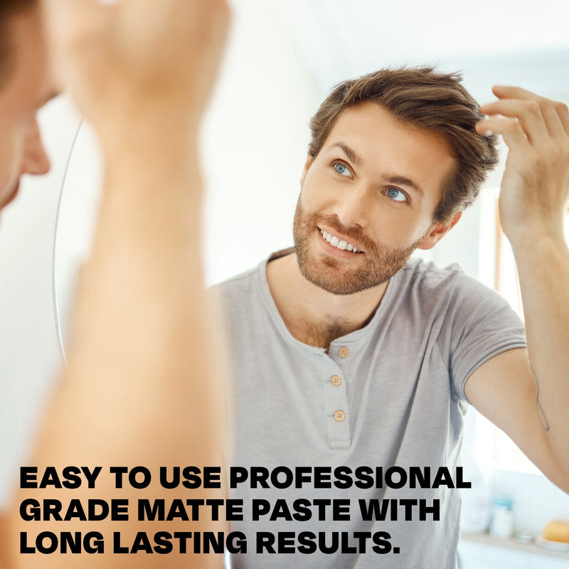 TheSalonGuy TheSalonGuy CRAFTED Extreme Hold Matte Hair Paste – Maximum Control with a Matte Finish – 4oz Haircare