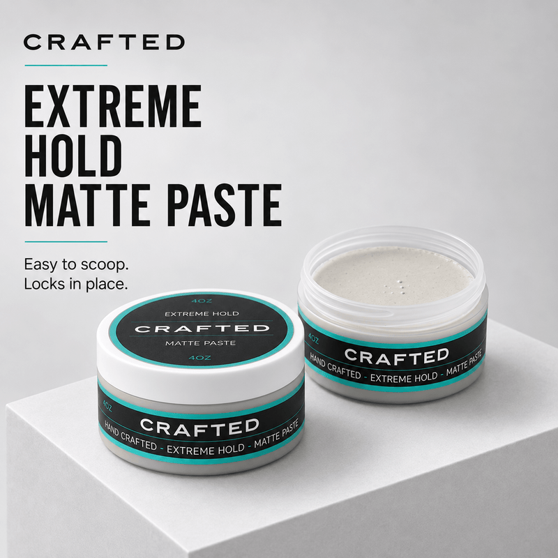 TheSalonGuy CRAFTED Extreme Hold Paste Haircare Light Gray