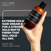 TheSalonGuy CRAFTED POWER CREAM Extreme Hold Styling Cream – Power, Control, Definition – 8oz Haircare