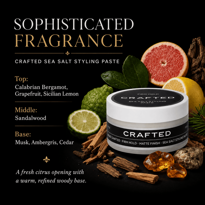 TheSalonGuy CRAFTED Sea Salt Paste Haircare Black