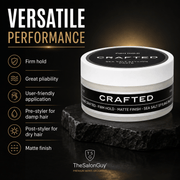 TheSalonGuy CRAFTED Sea Salt Paste Haircare Black