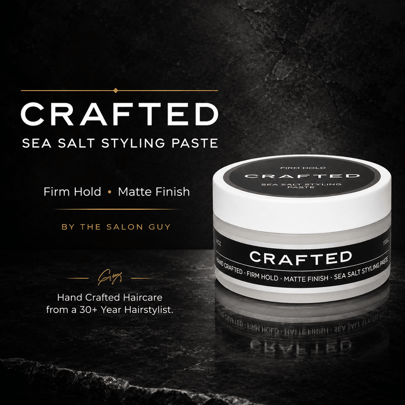 TheSalonGuy CRAFTED Sea Salt Paste Haircare Black